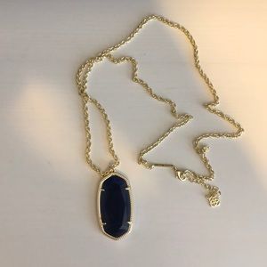Navy Kendra Scott Reid long necklace